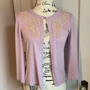 Vintage Banana Republic beaded cardigan